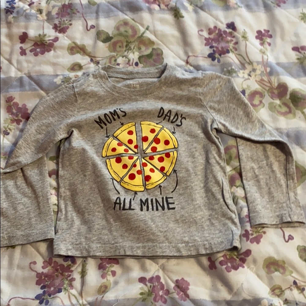 Grey long sleeve shirt